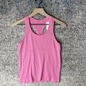 Glowmode Tank Top Womens Small Pink Racerback Athletic Seamless Mesh‎ Workout